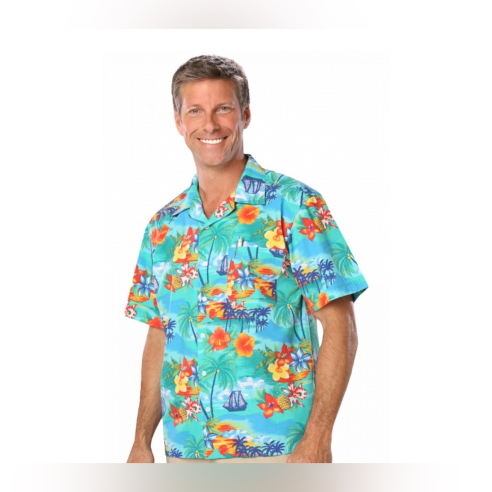 Tropic Print Camp Shirt